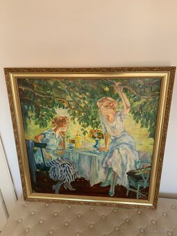 Impresionistická olejomaľba - 2