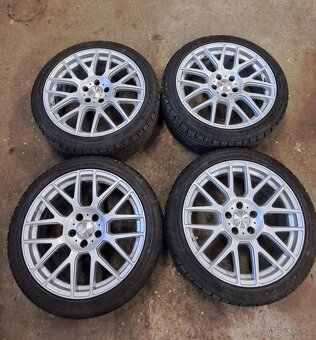 Alu disky+zimné pneu 5×112 r18 235/45 - 2