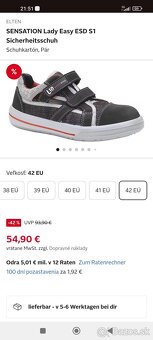 Pracovná obuv ELTEN SENSATION Easy ESD - 2