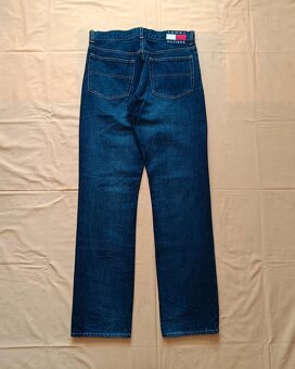 Tommy Hilfiger modré džínsy rovné straight jeans rifle 34 - 2