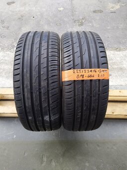 225/55 r16 toyo letné 2.ks doveziem - 2