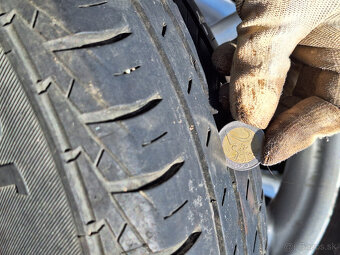 Predám letné pneumatiky 185/65 R14 na hliníkových diskoch - 2