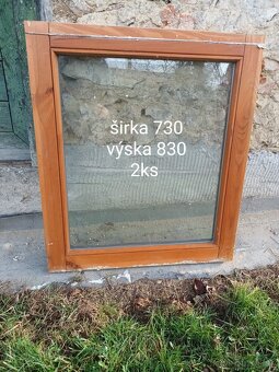 Predam plastove a drevene okna použité - 2