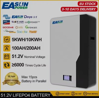 PV menič 5kw + 10kw lifepo4 batéria - 2