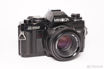 Minolta X-700, MD 50mm/1,7, puzdro-Predané - 2