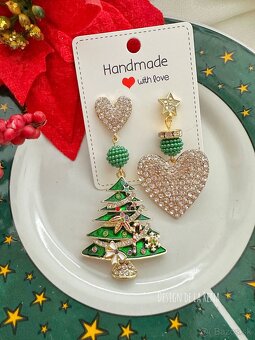 Vianočné náušničky - 2