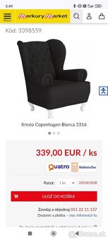 Kreslo Copenhagen blanca - 2