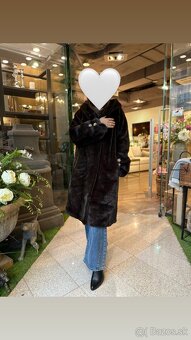 Hnedý kabát dlhý - 2