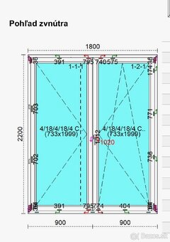 Predám nové dvojdvere - 2