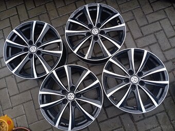 Predám 4 hliníkové disky 5x112 R18 bez pneu vw sharan ET 35 - 2