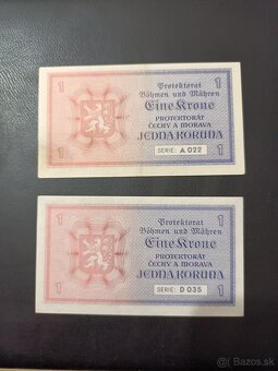 Bankovky 1 Kčs - 2