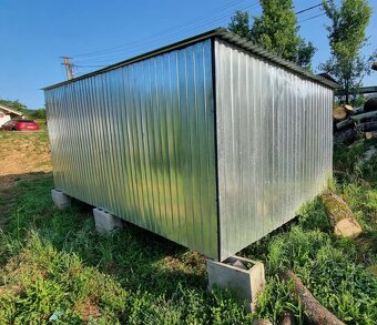 Plechová garáž 3x5m - 2