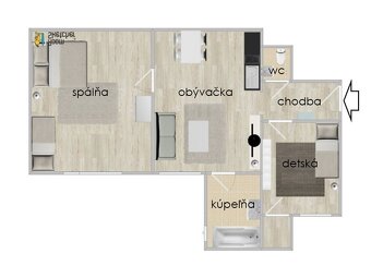 ✅ Tichý 3i byt v Starom meste, balkón, výťah, parking - 2