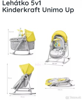 Lehátko 5v1 Kinderkraft Unimo up - 2