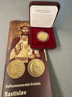 Zlatá mince 100 EUR Rastislav 2014 - 2