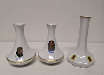 Porcelánové vázy s egyptským dizajnom - 2