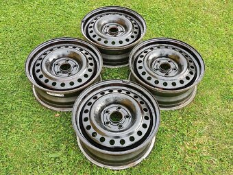Plechové disky R16 5x114,3 + puklice - 2