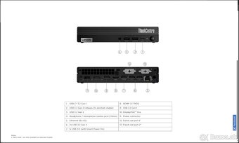 Lenovo ThinkCentre M70q Gen 4 Intel Core i5-13400T-4,40GHz) - 2