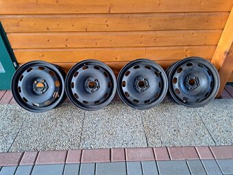 Plechové disky 5x100 R15 + puklice Sparco.. - 2