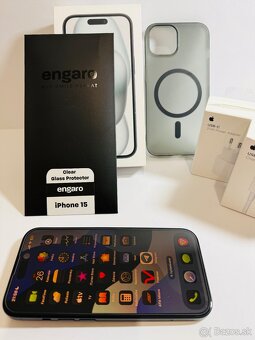 iPhone 15 128 GB Black – TOP stav, 100 % batéria, Alza + App - 2