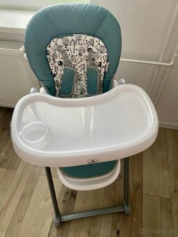 Jedálenská stolička Lorelli PARTY LEATHER COOL BLUE - 2