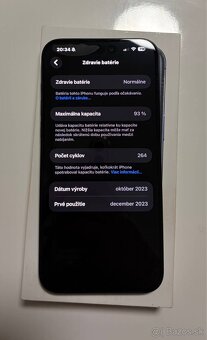 Predám iPhone 15 Pro Max 256GB - 2