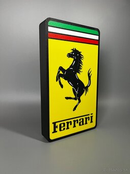 Ferrari LED logo lampa - 2