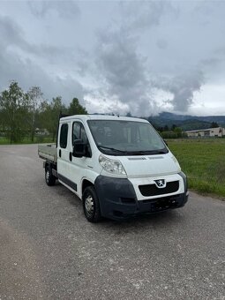 Peugeot Boxer Valník 7Miestny 2.2HDI 74KW RV 2010 - 2