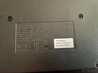 klávesnica Genius SlimStar 230 II a myš Genius X-G200 - 2