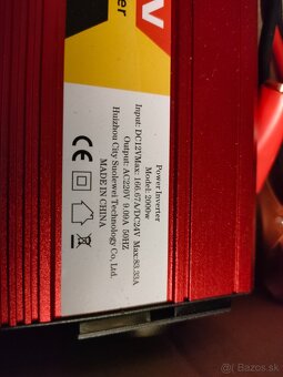 Inverter Tataliken 12V na 220V-2000W - 2