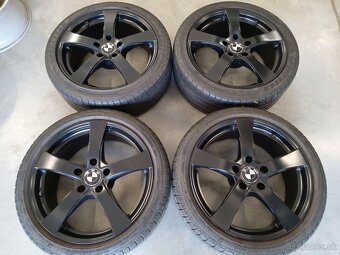 Letne ALU 5x120 R18 8J ET30 DEZENT BMW CIERNE - 2