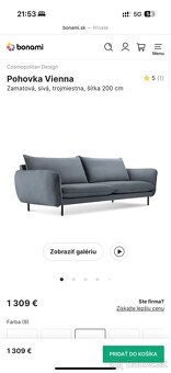Predam novu sedacku ktora je iba rozbalena na fotku 200cm - 2