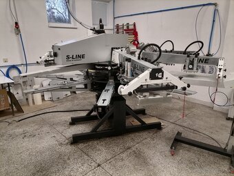 Automatický sieťotlačový karusel + sušiaci tunel + flashka - 2