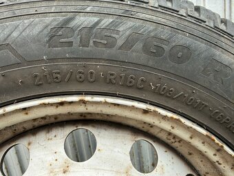 Zimne pneu 215/60 R16C na diskoch 5x108 Jumpy/Expert - 2