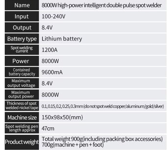 Bodová zváračka litiových batérií - 2