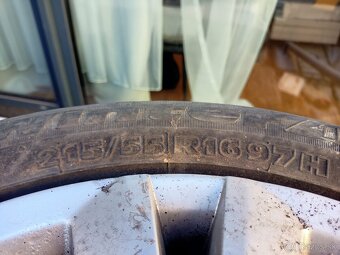 Sada zimných pneu na diskoch Citroen  215/55/16 - 2