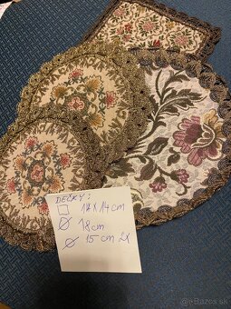 Starožitná brokátová dečka - 2