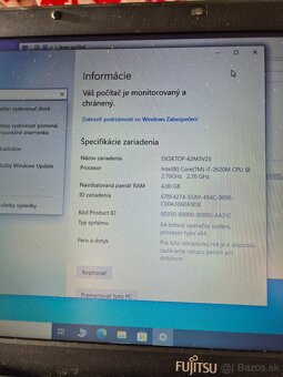 Fujitsu 15,6" - Intel i7, 4GB RAM, 500GB HDD, Win 7 - 2