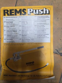 Rems tlaková pumpa - 2