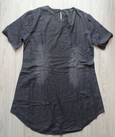 Letné šedočierne dámske šaty, L/XL,XL/2XL,2XL/3XL - 2