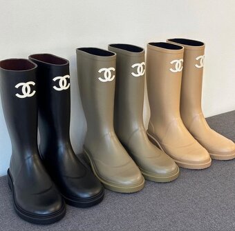 Chanel čižmy gumáky vel.39 - 2