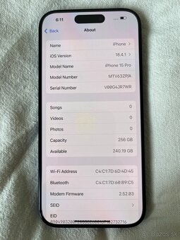 iPhone 15 Pro 256gb Blue Titanium - 2