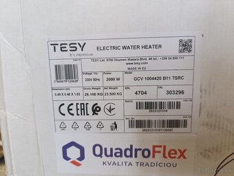 Elektrický bojler TESY BiLight Bi 100V - 2