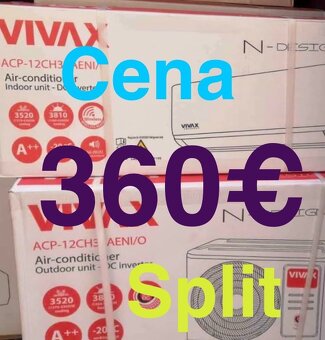 Nové klimatizácie Sinclair Sky a Vivax Design – bez montáže - 2