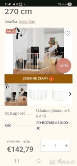 Detská ohrádka Baby dan - 2