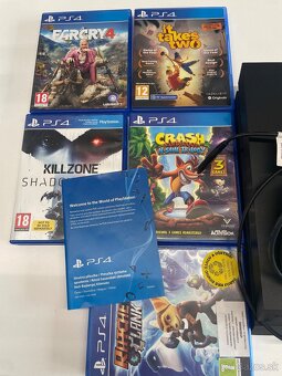 🎮 PlayStation 4 (CUH-1216A) – 500 GB + 2 ovládače + 5 hier - 2