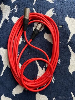 mikrofónový kábel , nový. dĺžka 6 metrov, - 2