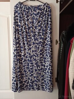 Maxisukňa Esmara biela / modrá - 2