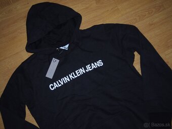 Calvin Klein jeans pánska mikina s kapucňou - 2
