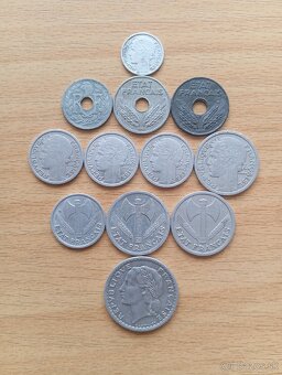 Francúzske staré mince 1 - 2